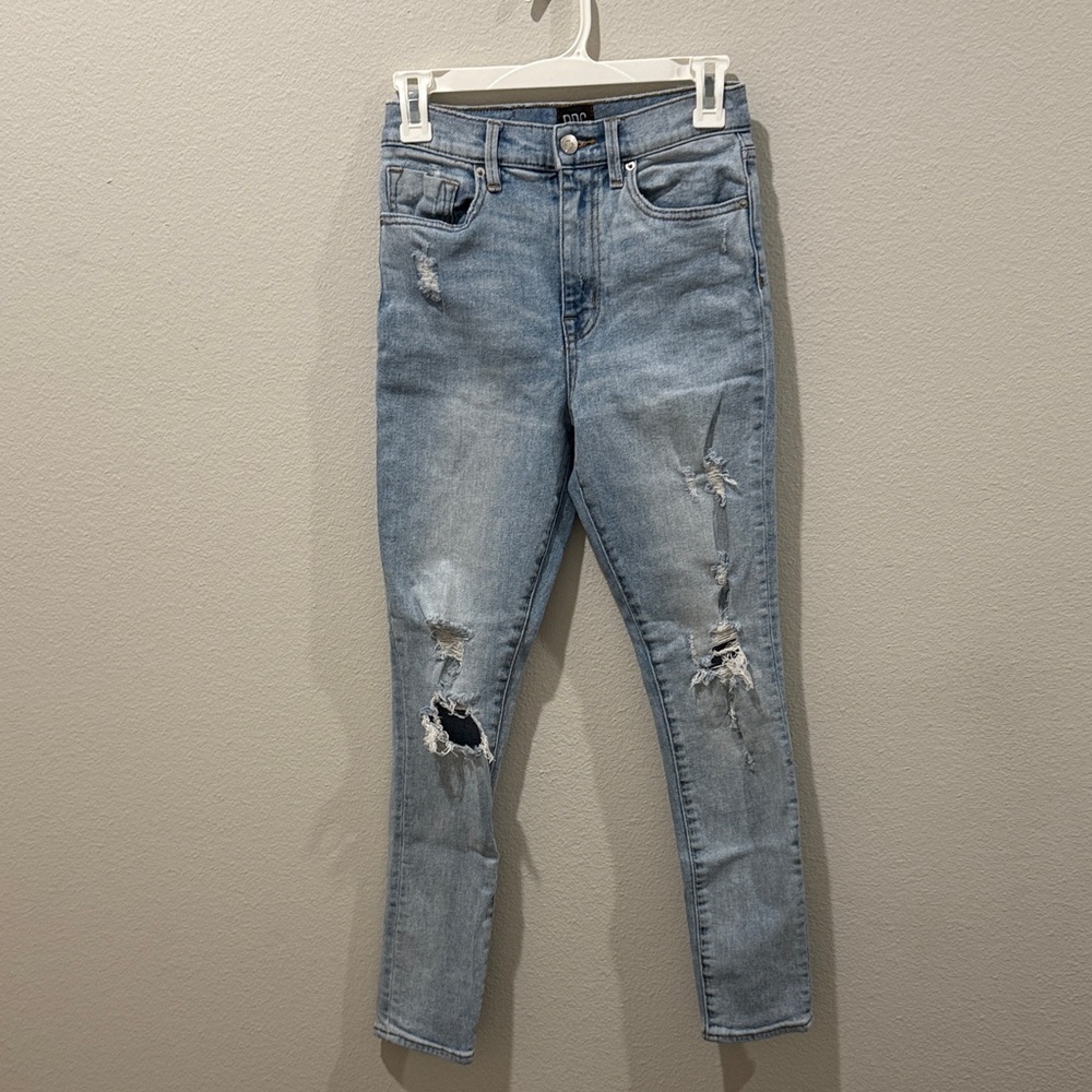 Urban Outfitters Light Blue Distressed Skinny Jeans